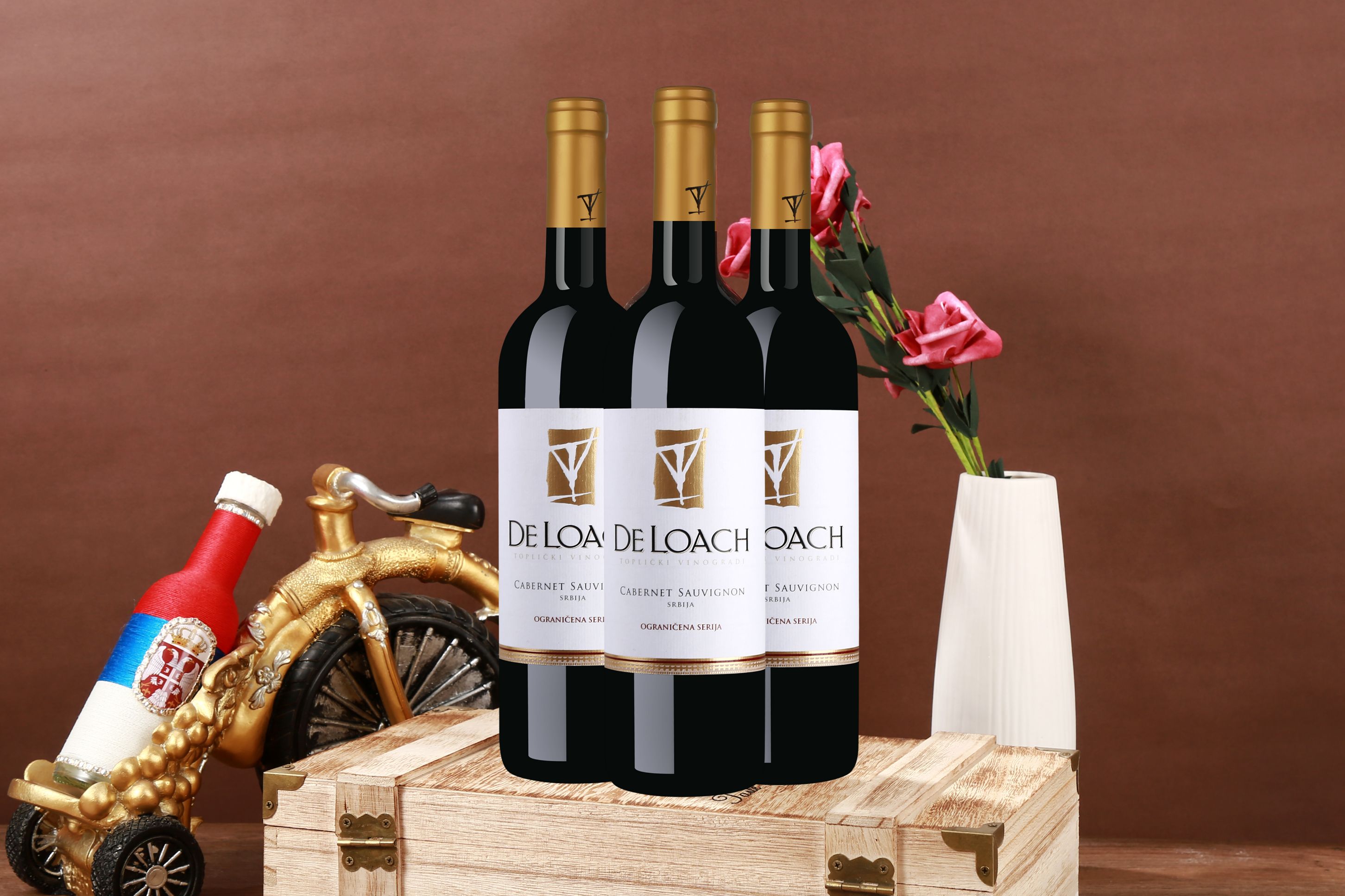 塞尔维亚红酒 托比克德乐干红葡萄酒 适合礼节赠送产品图