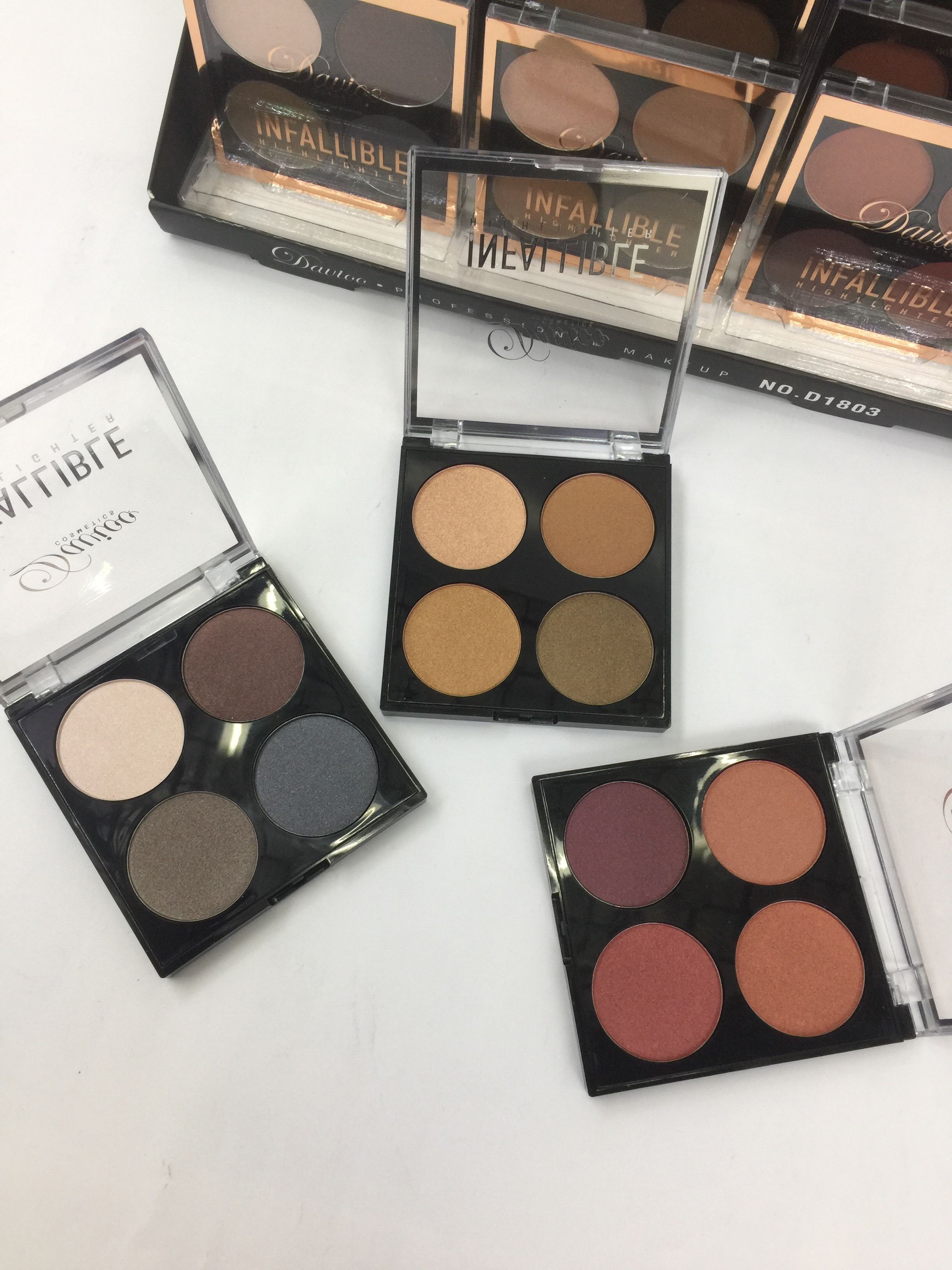 Davioo 4 Color Contouring Highlighter To Lighten The Three-Dimensional Modification Of Shadow Nose Side Face Slimming D1083 full figure