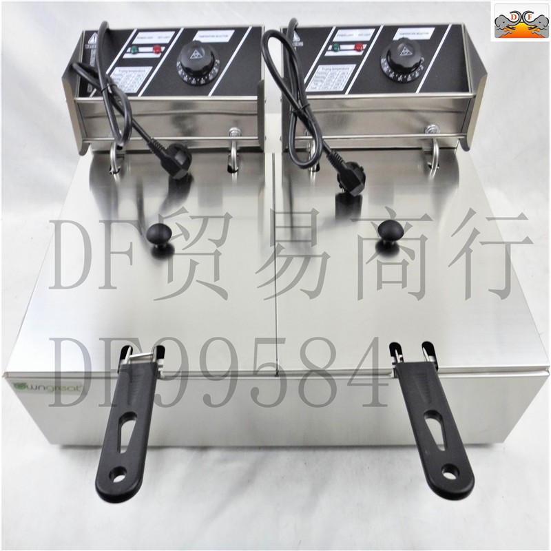 DF99584 Double-cylinder double-sieve Electric double-cylinder double-sieve Electric fryer, Deep Fryer, fryer, Fried Chicken Fryer, Electric Fryer, DF TRADING HOUSE detail image 1
