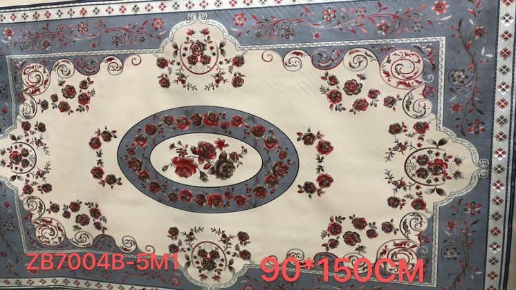 PVC烫金对花印花台布.防水防油污免洗桌布90*150CM详情图1