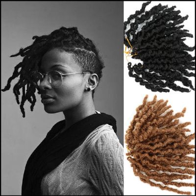 New African hot-selling dreadlocks irregular dreadlocks hand knitted short hair extensions crochet wigs dreadlocks