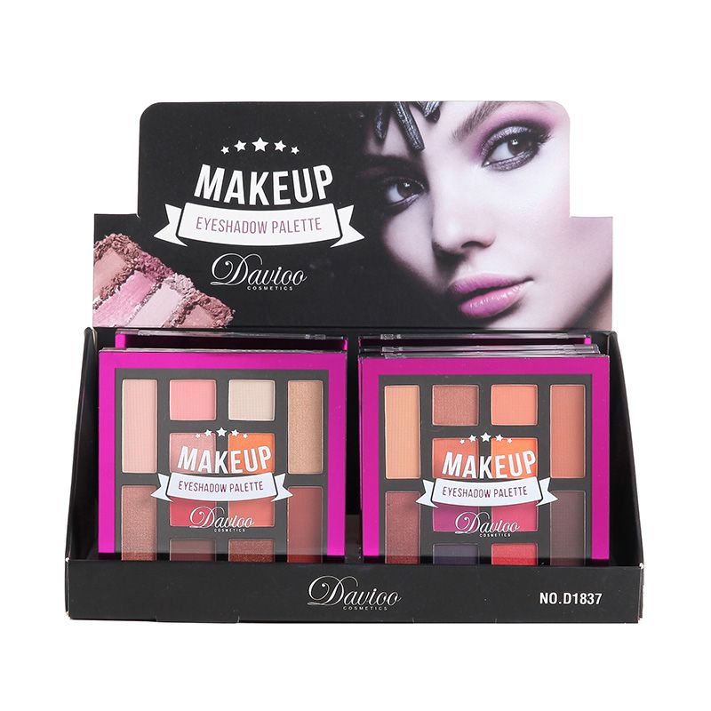 Davioo 12 Color Eyeshadow Specification drawing