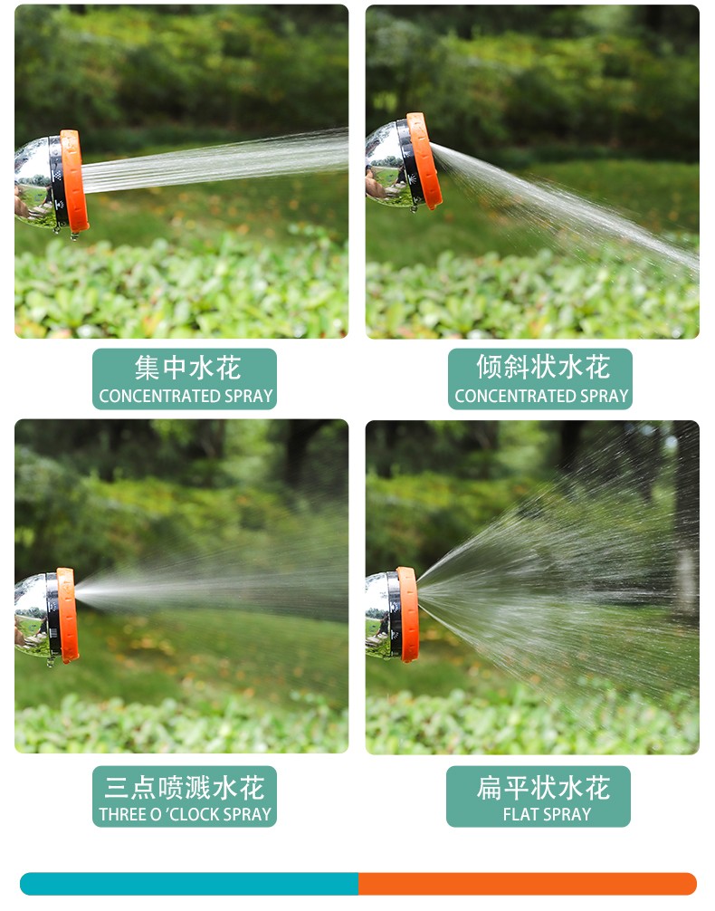 新款手推水管车可伸缩多功能高压洗车喷水枪园艺浇花冲洗套装批发详情图9