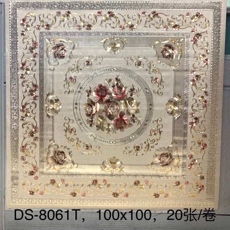 PVC gilded tablecloth, European-style tablecloth detail image 2