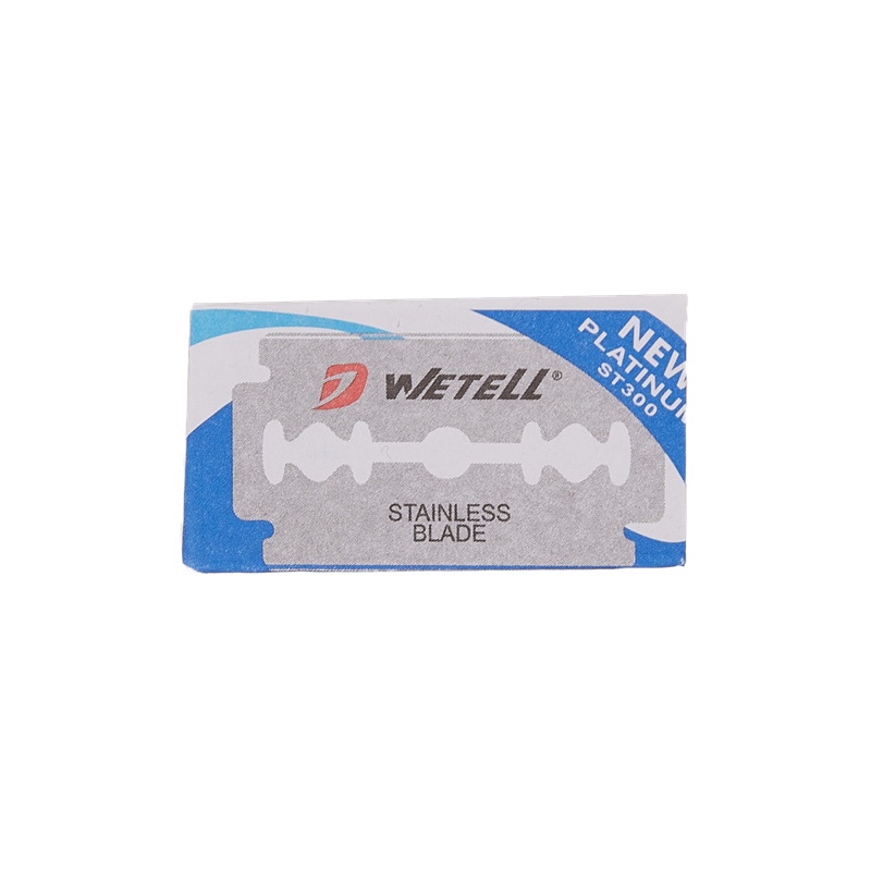 WETELL factory direct sales of stainless steel double-sided blades, old-fashioned knife frames, special shaving and hairdressing blades Application Scenario