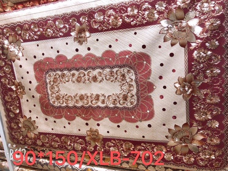 PVC烫金对花印花台布.防水防油污免洗桌布90*150CM详情图6