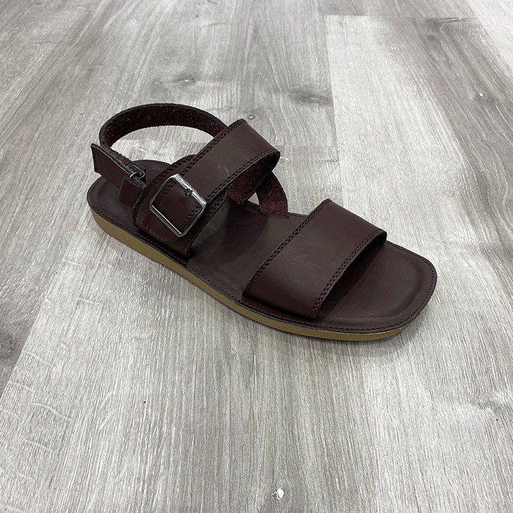 Men Sandals Summer open PU Leather classic beach shoes详情图1