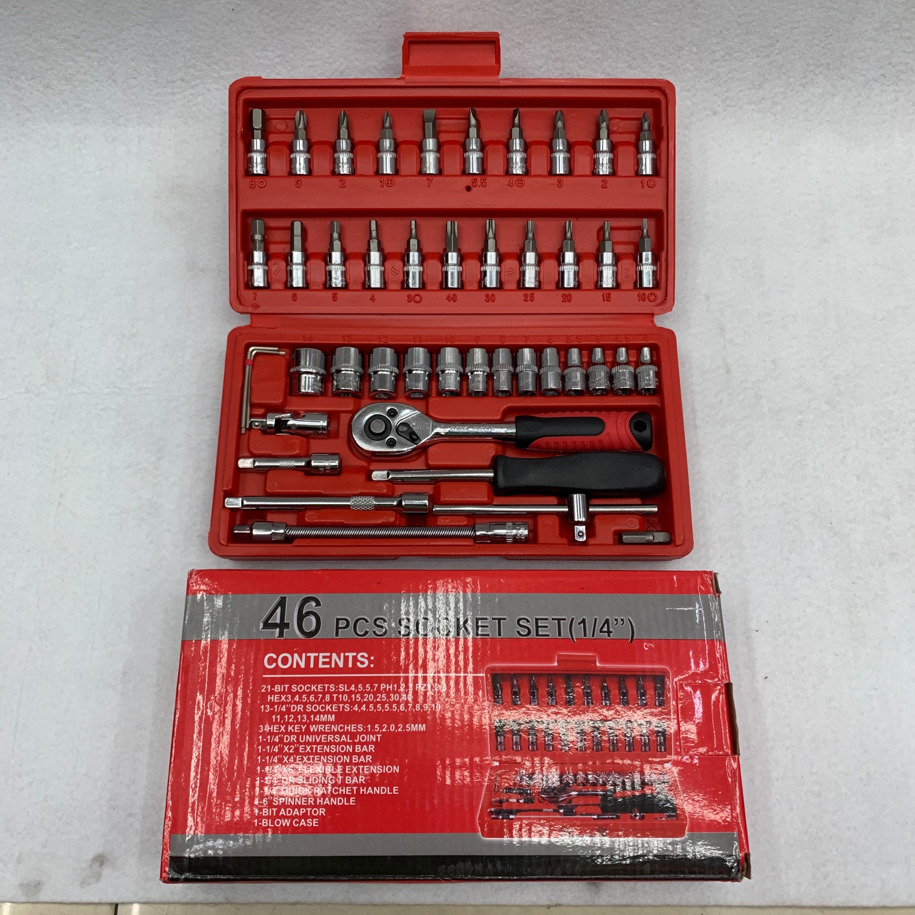 小飞组套46件套套筒组套工具机修工具汽车维修棘轮扳手套装详情图3