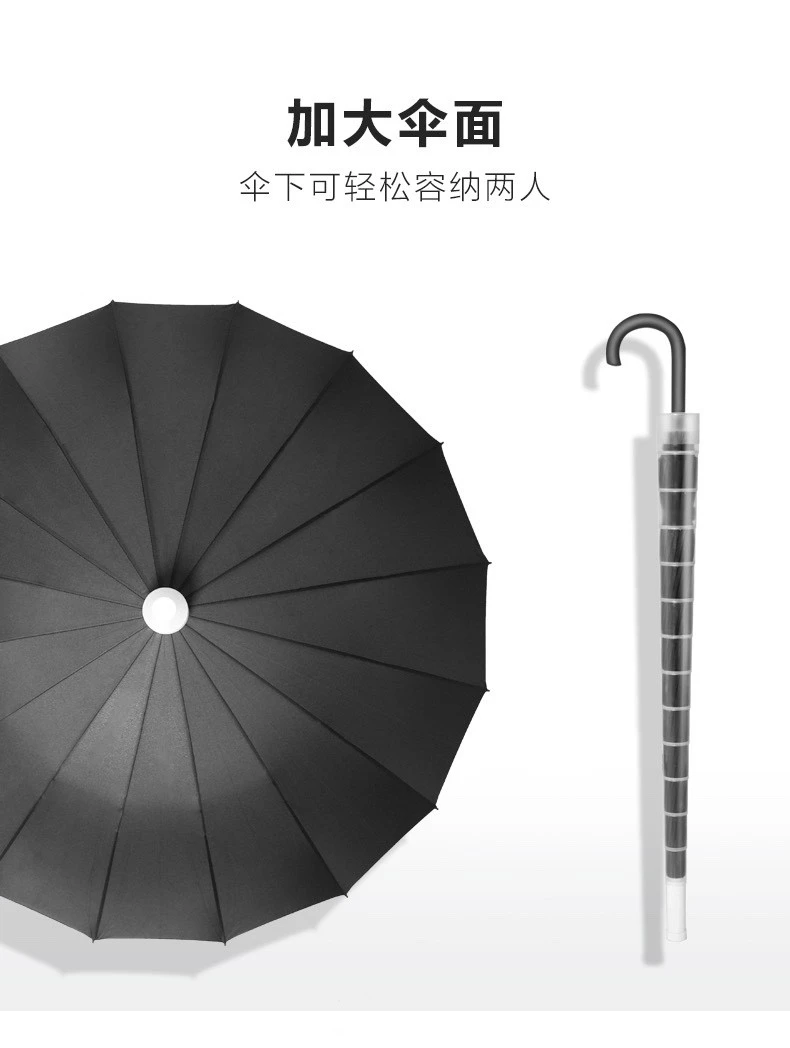 Waterproof cover umbrella, straight pole umbrella detail image 2