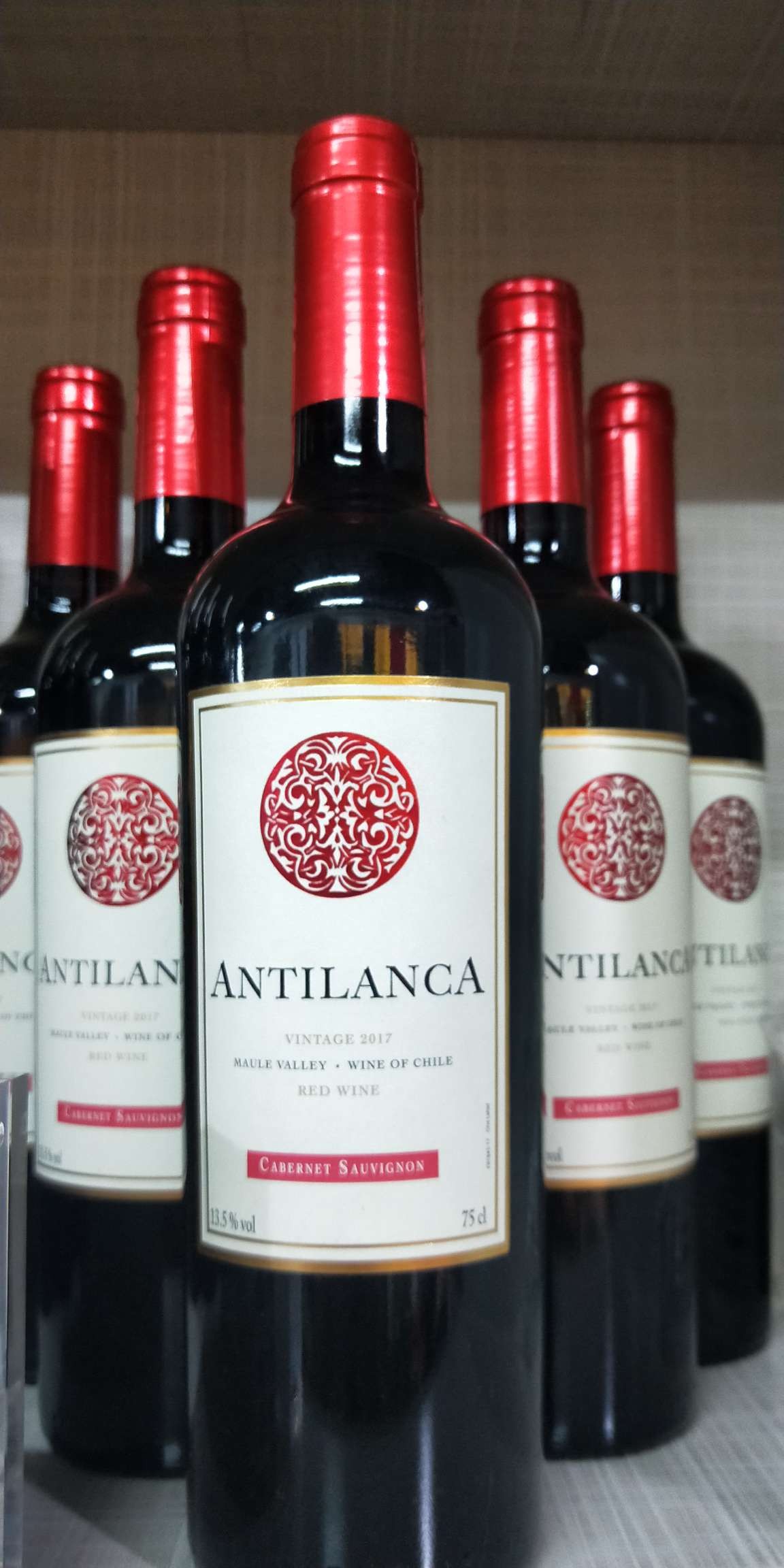 Original imported Andilangka Cabernet Sauvignon dry red wine in its original bottle pic 3