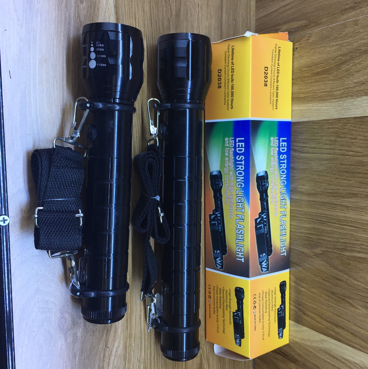 High-intensity illumination flashlight