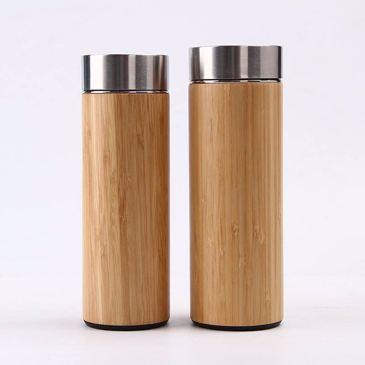350Ml Vacuum Insulated Bamboo Cup