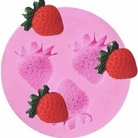 草莓液体硅胶模具巧克力模