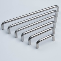 Stainless steel small handle manufacturers custom cabinet door handle simple drawer handle double curved stainless steel cabinet handle