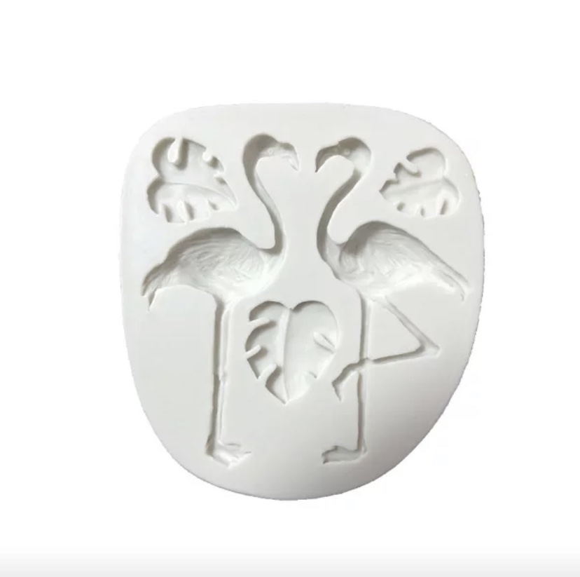 Flamingo liquid silicone mold baking mold fondant cake mold details Picture