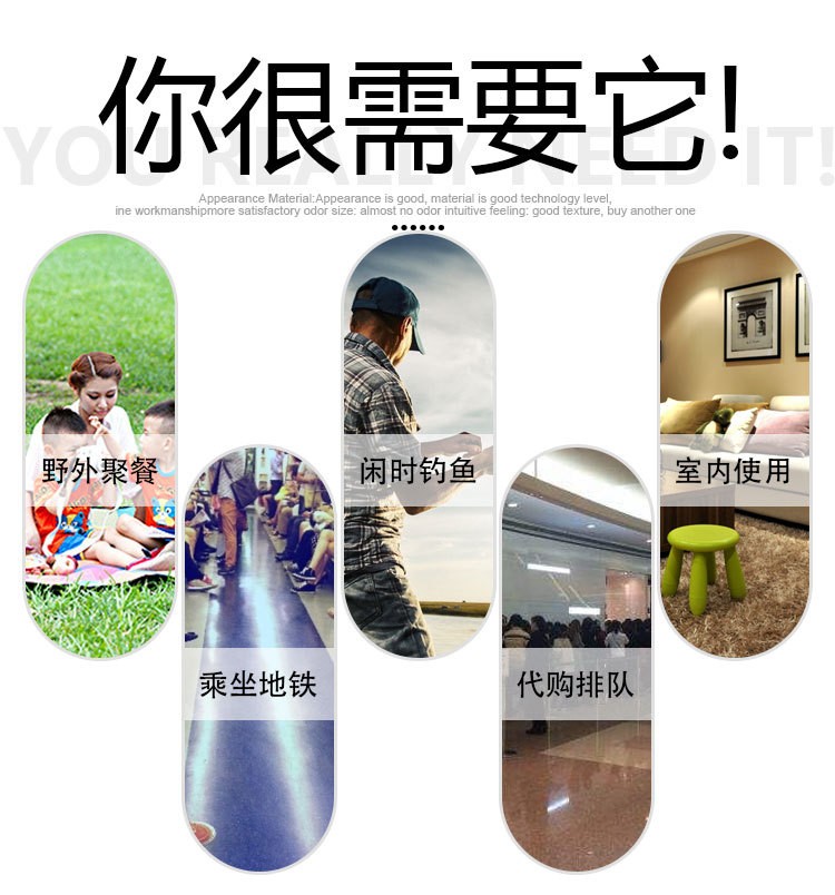 抖音户外折叠椅子便携式钓鱼凳子装备美术生写生椅马扎沙滩小板凳详情图1