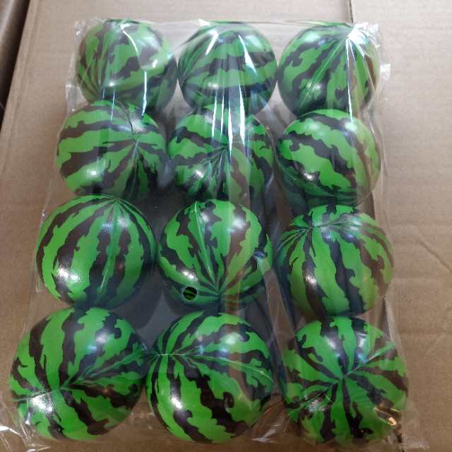 厂家定做76mmPU发泡笑脸球儿童减压发泄压力球PU弹力球实心海绵球卡通图案混 西瓜 足球详情4