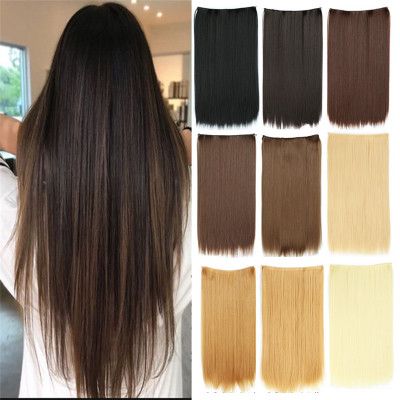 New type of synthetic fiber fishline hair straightening wig and seamless hair extension curtain