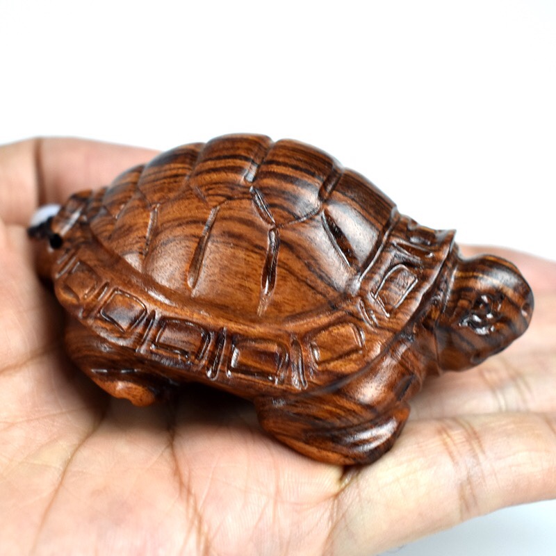 花梨木精雕富甲天下文玩手把件挂件装饰摆件详情图7