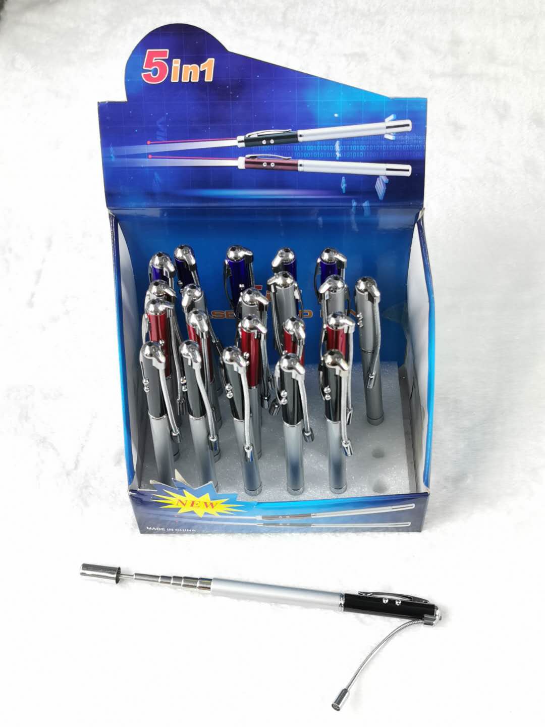 Laser flashlight lighting test money lamp invisible pen multi-purpose hose ball pen sales pen pointer pen thumbnail