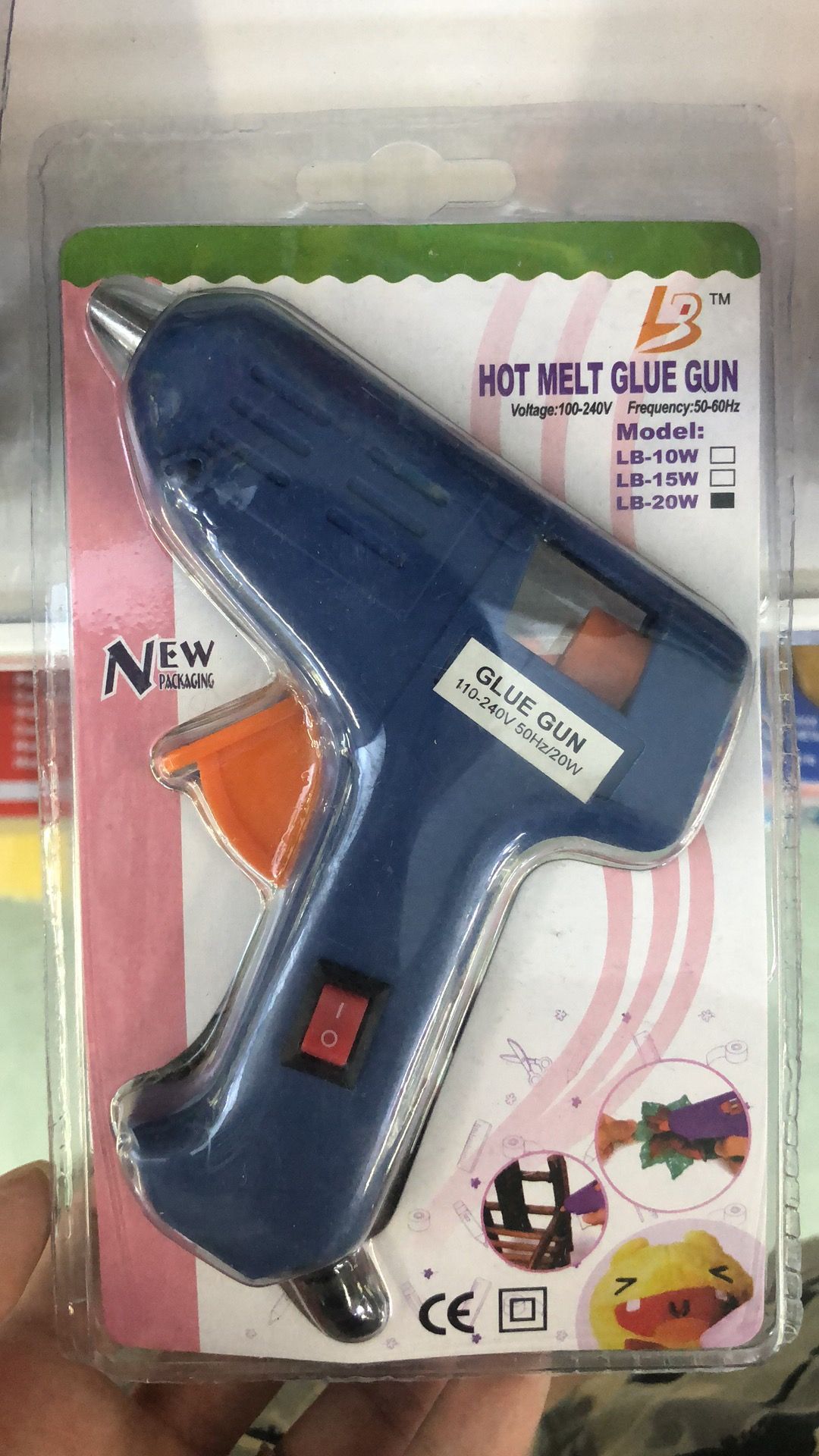 Small hot melt glue gun blue band switch thumbnail
