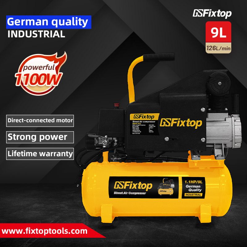GSFixtop tools Direct Air compressor 9L