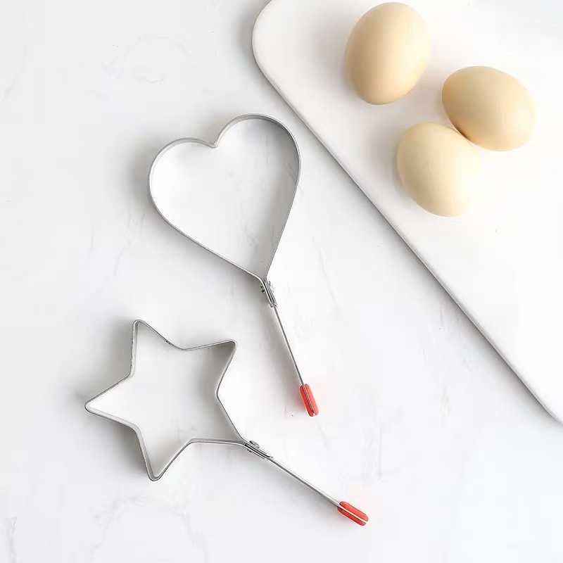 不锈钢煎荷包鸡蛋儿童早餐抖音宝宝吃饭做饭神器创意模型家用模具白底实物图