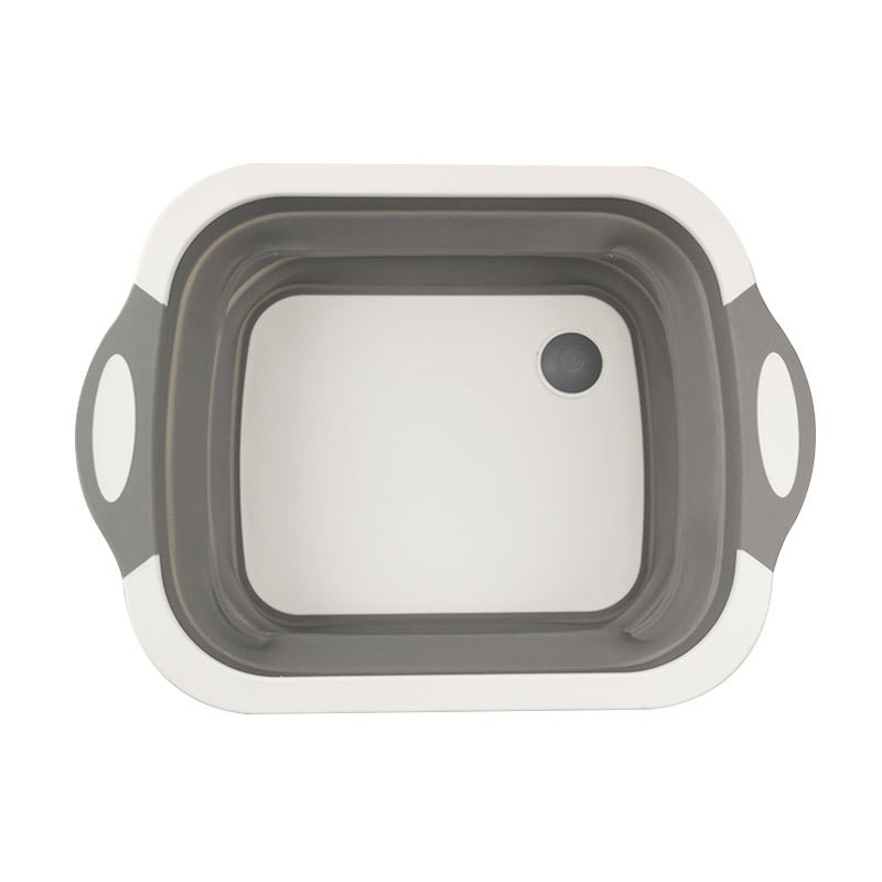 折叠菜板亚马逊新款多功能切菜板塑料便携洗菜盆厨房水槽一件代发详情图2