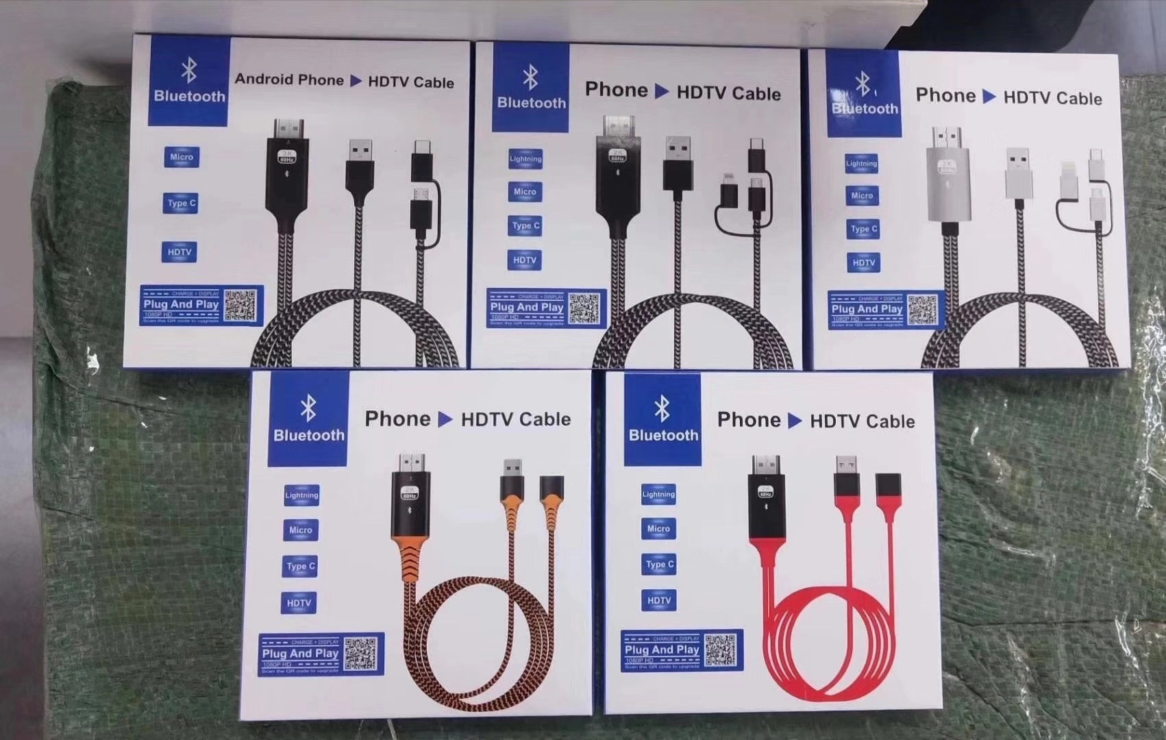 数码视频线实物图