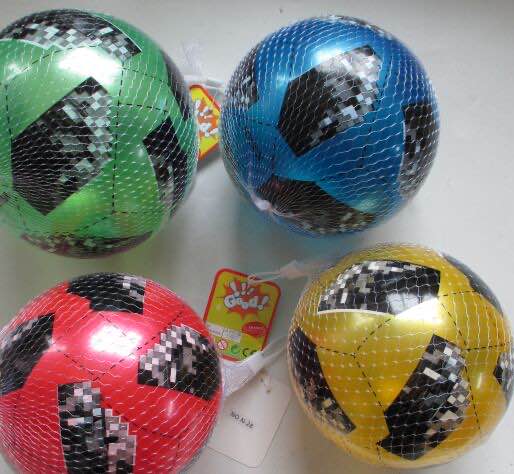 厂家定做22厘米的双印花球儿童减压发泄压力球PVC弹力球实心海绵球卡通图案混 西瓜 足球详情图3