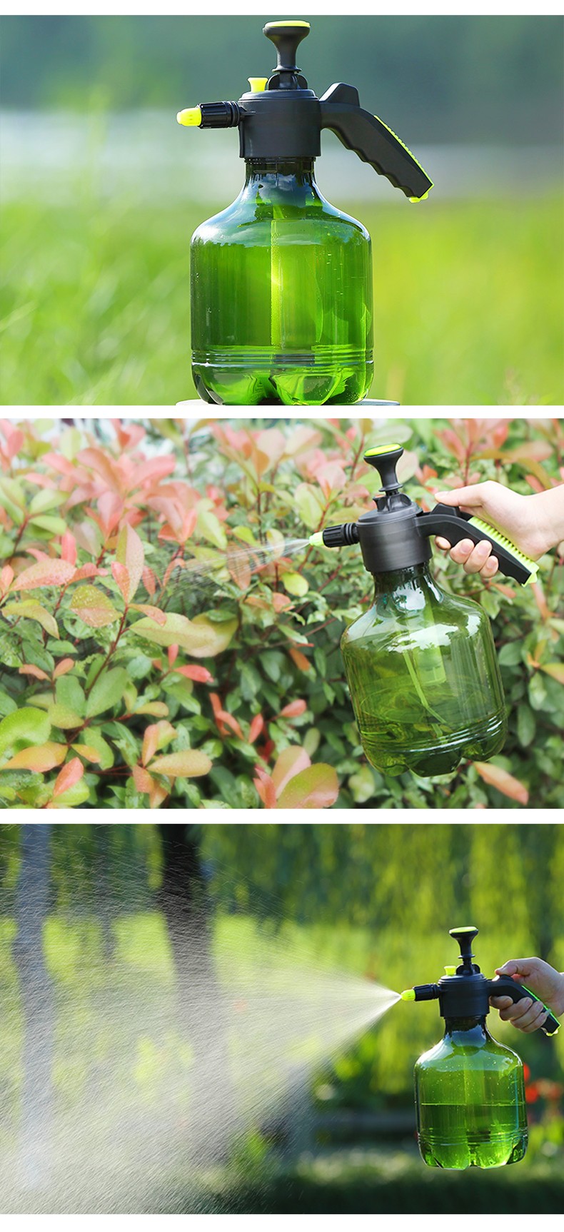 佰世园艺气压式手动喷雾器浇花喷壶喷雾瓶园艺家用洒水壶消毒喷壶详情图7