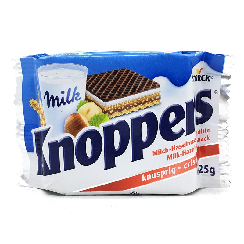 Knoppers牛奶榛子巧克力威化饼干(3包装)75g详情2