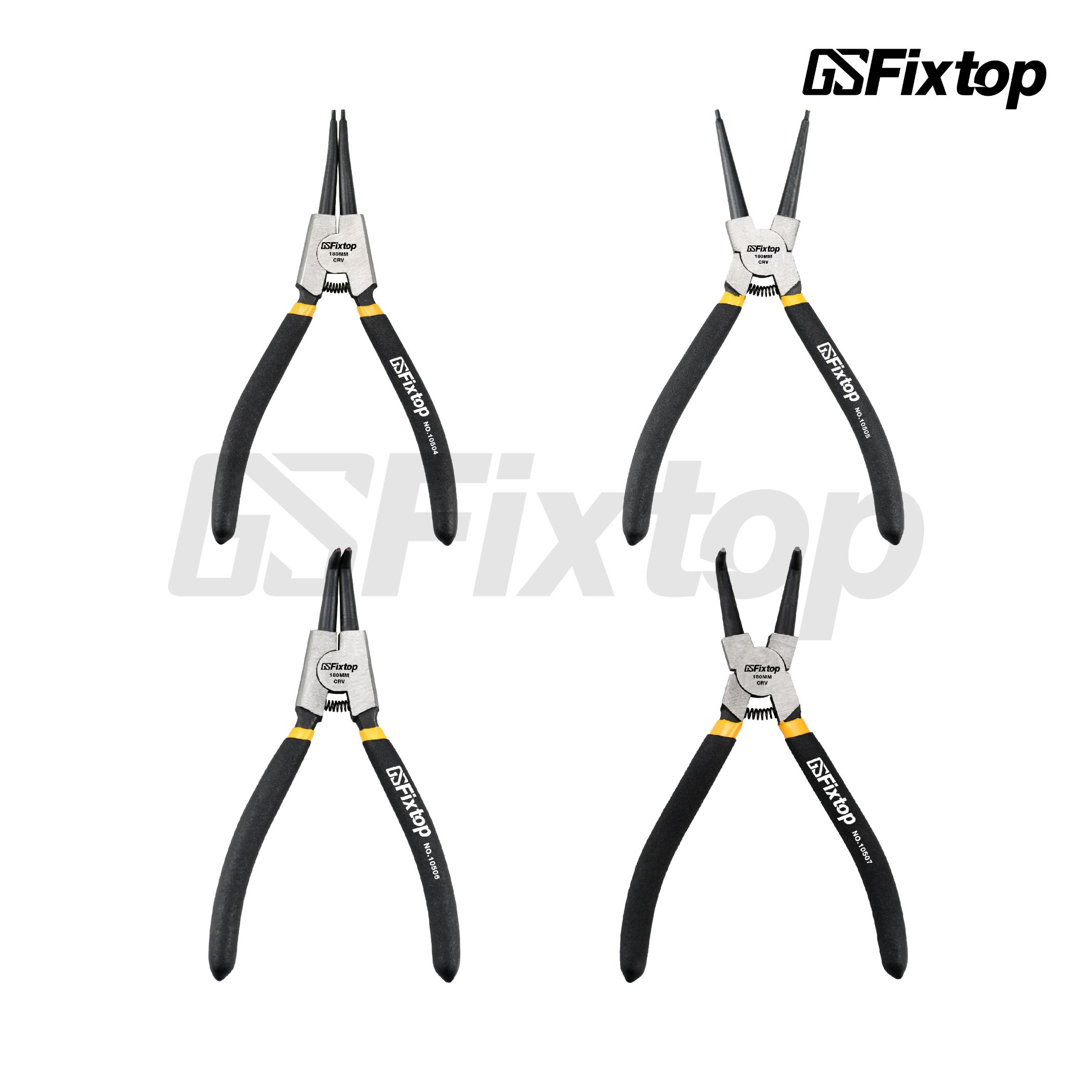 GSFixtop tools 4pcs Circlip pliers 7″/180mm thumbnail