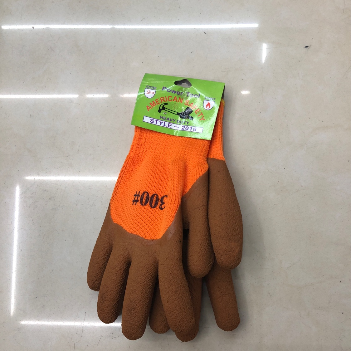 LIXIN  Wool Ring Foam Non-slip Wear-resistant Winter Cold Storage Warm Dip Plush Glove thumbnail