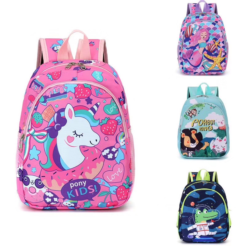 Children's cartoon kindergarten double back thumbnail