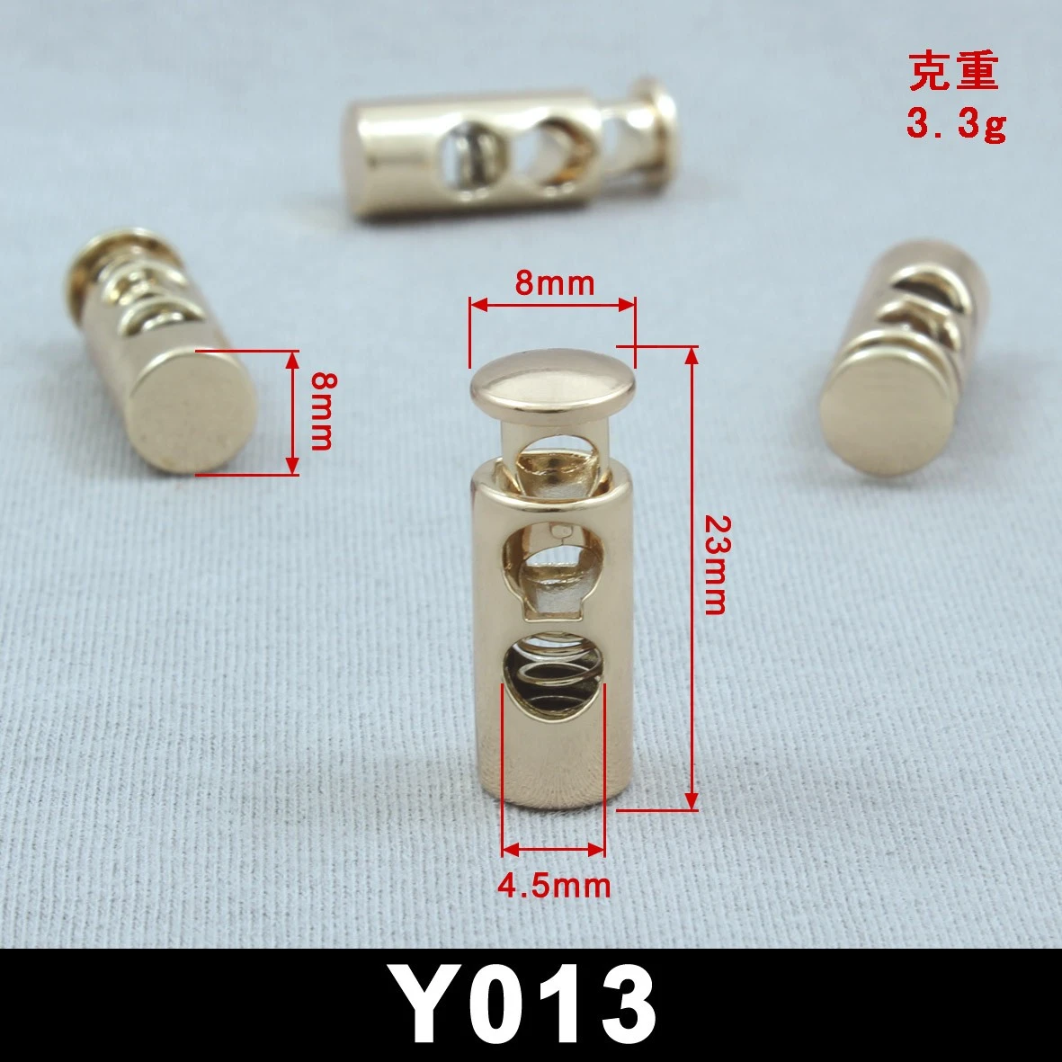 Metal zinc alloy button hoodies, knitted sweaters, down jackets, pendant buttons, spring buttons, pendant bell buttons, rope buttons, pig nose buttons and accessories detail image 5