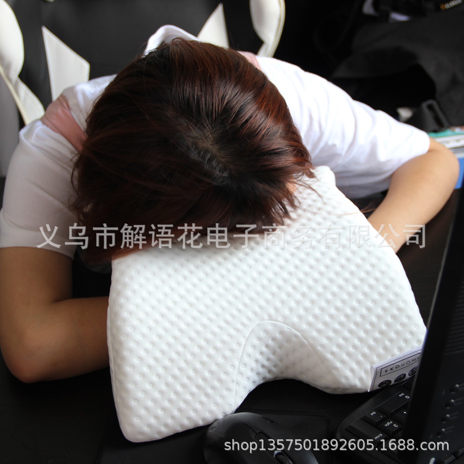 厂家直销 外贸新款 情侣枕 X型枕 慢回弹记忆棉枕芯 跨境爆款详情图2