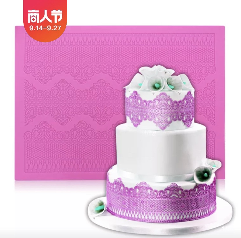 Silicone cake rose mold fondant baking tool undefined
