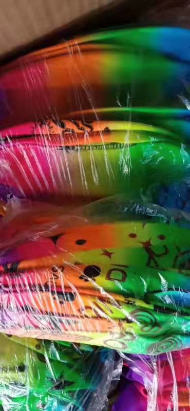 22厘米的彩虹排球儿童减压发泄压力球PVC弹力球卡通图案混详情图7