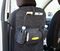 汽车收纳袋毛毡椅背 车载座椅后座挂袋 车用多功能长款大号置物袋细节图