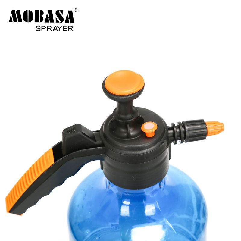 佰世园艺气压式手动喷雾器浇花喷壶喷雾瓶园艺家用洒水壶消毒喷壶白底实物图