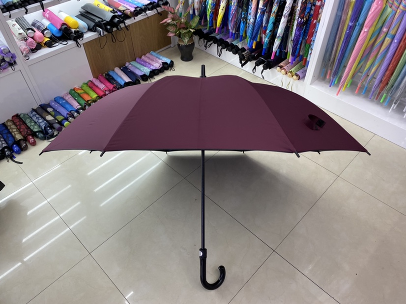 70cm black rubber umbrella
