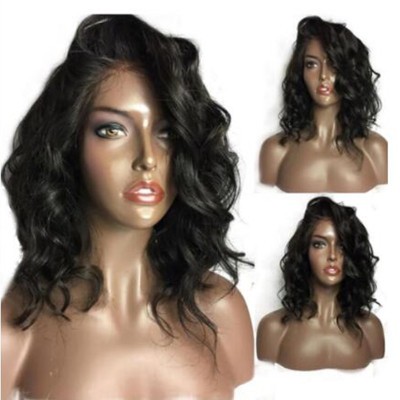 New best-selling European and American wigs, African small curly wigs, short curly hair synthetic fiber headsets detail image 2