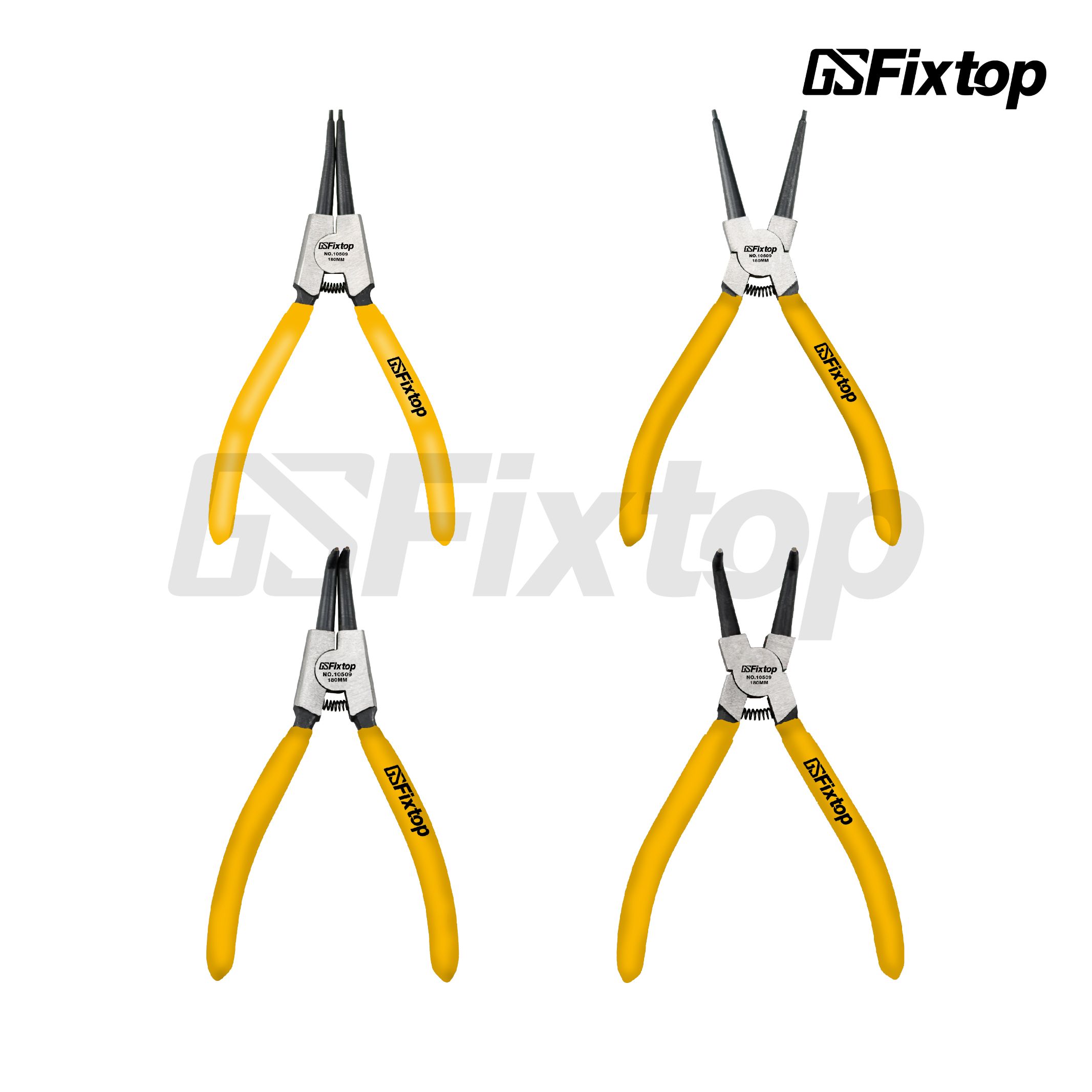 GSFixtop tools 4pcs Circlip pliers7″/180mm thumbnail