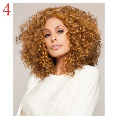 New best-selling African black small curly wig for export, European and American women's wig covers detail image 4
