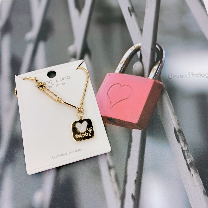 Chenlong jewelry titanium steel Micky Fritillo necklace fadeless C0890-55
