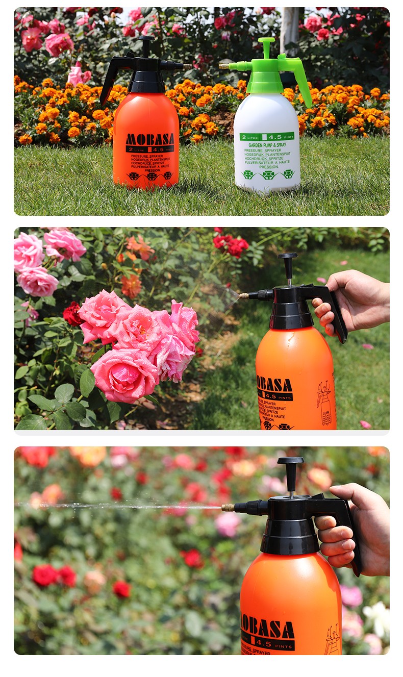佰世园艺气压式浇花喷壶浇花洒水壶气压式喷水壶园艺工具2L喷雾器详情图8