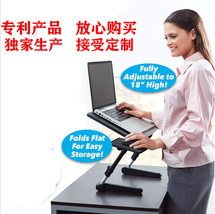 airspace desk 多功能折叠电脑桌 铝合金升降便捷家用学习电脑桌详情图3