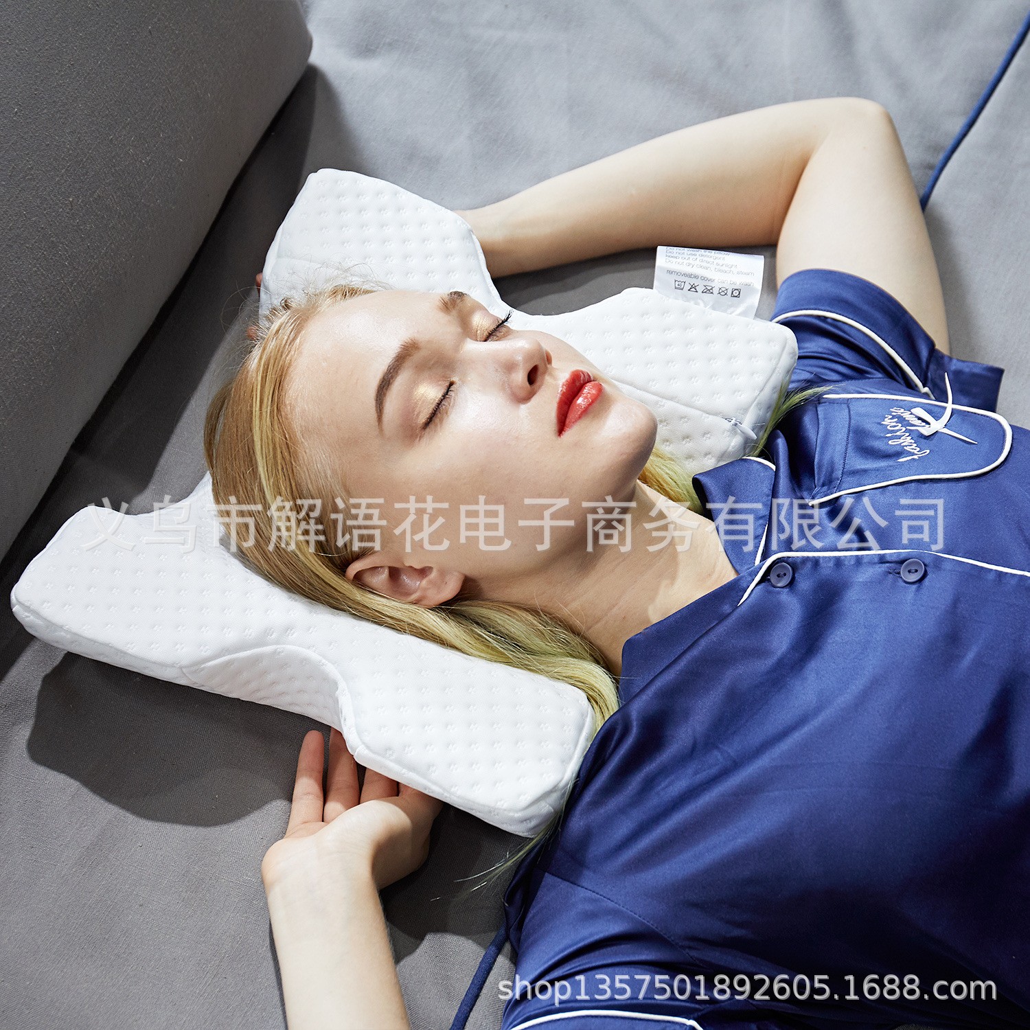 厂家直销 外贸新款 情侣枕 X型枕 慢回弹记忆棉枕芯 跨境爆款详情图10