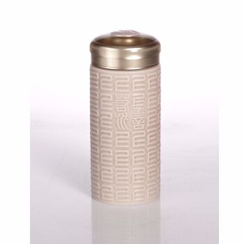 【 Gan Tang Xuan 】 Living Porcelain is as good as Water Ceramic Cup Portable Water Cup, Double-layer 300ml Application Scenario